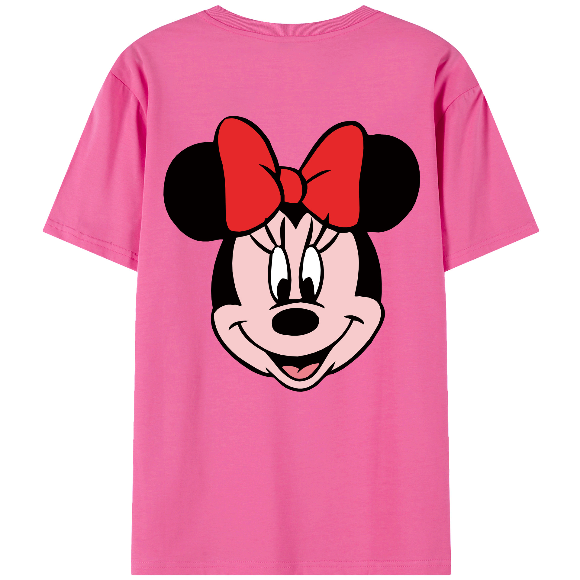 （画像用） ミッキーマウス Mickey Mouse レディース半袖Tシャツ(バックプリント)